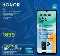 Incredible Connection Honor X5c offer
