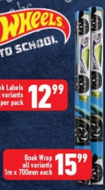 Shoprite Book Wrap All Variants 1m x 700mm each offer