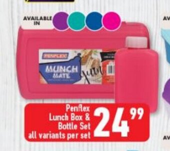 Penflex Lunch Box & Bottle Set All Variants per Set
