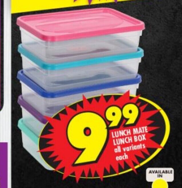 Lunch Mate Lunch Box All Variants each offer at Shoprite