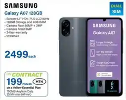 Incredible Connection Samsung Galaxy A07 128GB offer