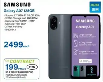 Incredible Connection Samsung Galaxy A07 128GB offer