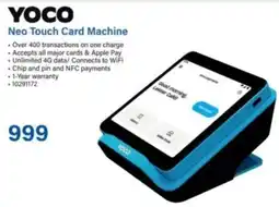 Incredible Connection Yoco Neo Touch Card Machine offer