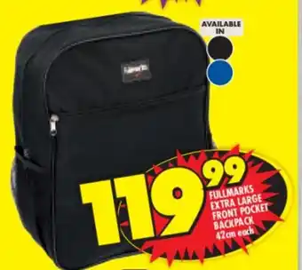 Fullmarks Extra Large Front Pocket Backpack 42cm each