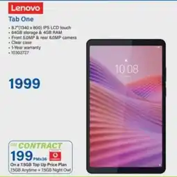 Incredible Connection Lenovo Tab One offer
