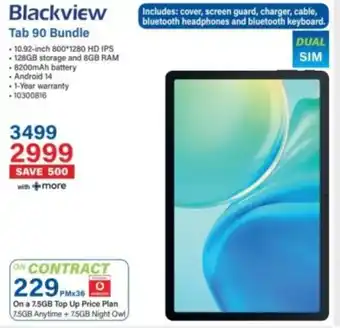 Incredible Connection Blackview Tab 90 Bundle offer