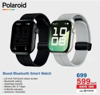 Incredible Connection Polaroid Boost Bluetooth Smart Watch offer