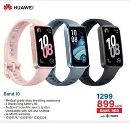 Incredible Connection Huawei Band 10 offer