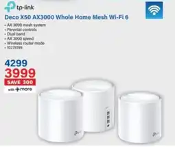 Incredible Connection Tp-link Deco X50 AX3000 Whole Home Mesh Wi-Fi 6 offer