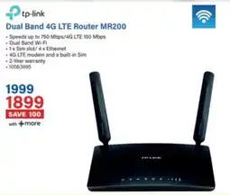 Incredible Connection Tp-link Dual Band 4G LTE Router MR200 offer