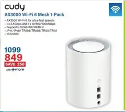 Incredible Connection Cudy AX3000 Wi-Fi 6 Mesh offer