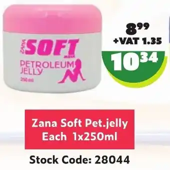 Africa Cash and Carry Zana Soft Pet. Jelly Each 1 x 250ml offer