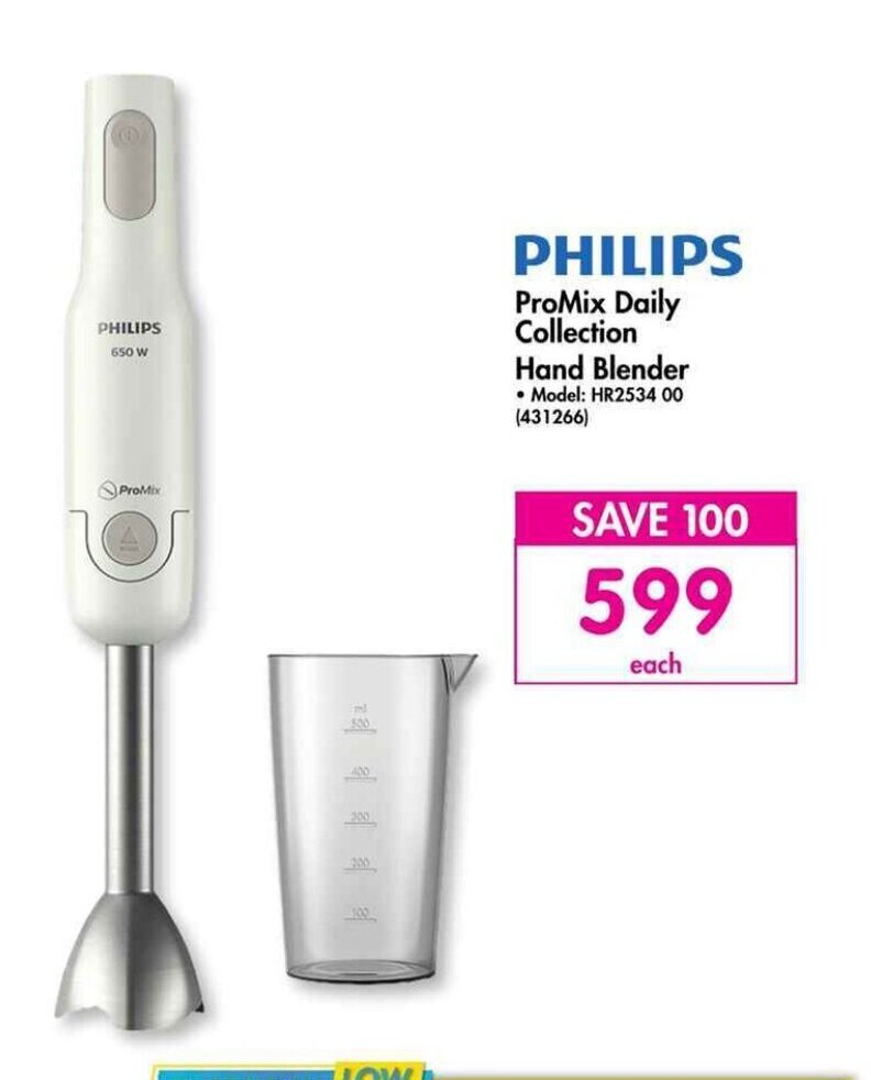 Philips ProMix Daily Collection Hand Blender offer at Makro