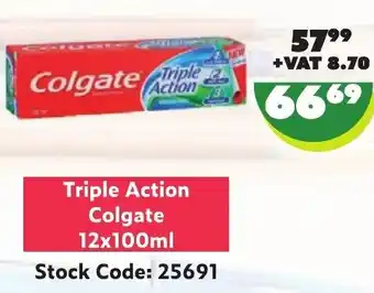 Triple Action Colgate 12 x 100ml