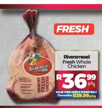 Take 'n Pay Riversmead Fresh Whole Chicken per kg offer