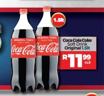 Take 'n Pay Coca-Cola Soft Drink Original 1.5Lt offer