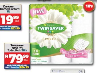 Take 'n Pay Twinsaver Twin Ply Toilet Rolls 18's offer