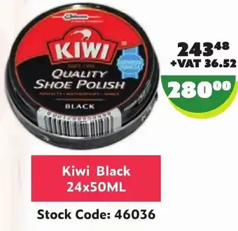 Africa Cash and Carry Kiwi Black 24 x 50ml offer