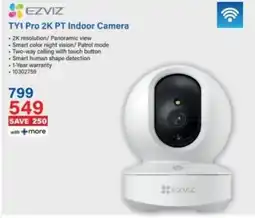 Incredible Connection Ezviz TY1 Pro 2K PT Indoor Camera offer