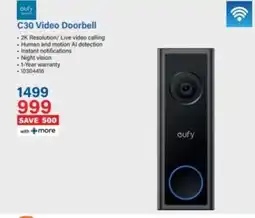 Incredible Connection Cufy C30 Video Doorbell offer