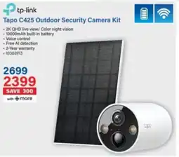 Incredible Connection Tp-link Tapo C425 Outdoor Security Camera Kit offer