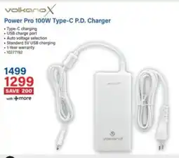 Incredible Connection Volkano X Power Pro 100W Type-C P.D. Charger offer
