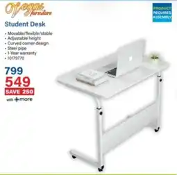 Incredible Connection Vegas Furniture Student Desk offer