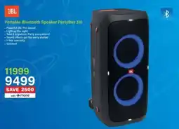 Incredible Connection JBL Portable Bluetooth Speaker PartyBox 310 offer