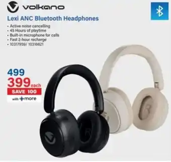 Incredible Connection Volkano Lexi ANC Bluetooth Headphones offer
