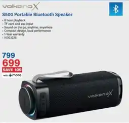 Incredible Connection Volkano X S500 Portable Bluetooth Speaker offer
