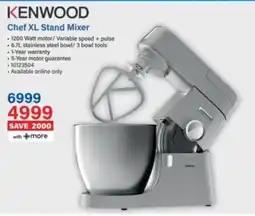 Incredible Connection Kenwood Chef XL Stand Mixer offer