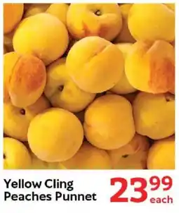 Oxford Freshmarket Yellow Cling Peaches Punnet offer