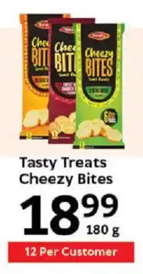 Oxford Freshmarket Tasty Treats Cheezy Bites offer