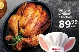Oxford Freshmarket Whole Grilled Chicken offer