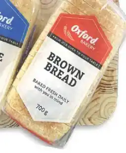 Oxford Freshmarket Oxford Sliced/ Unsliced Brown Bread offer