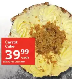 Oxford Freshmarket Carrot Cake offer