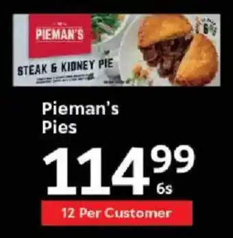 Oxford Freshmarket Pieman's Pies offer