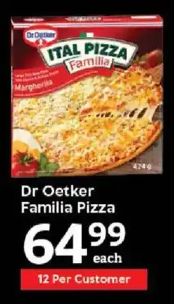 Oxford Freshmarket Dr Oetker Familia Pizza offer