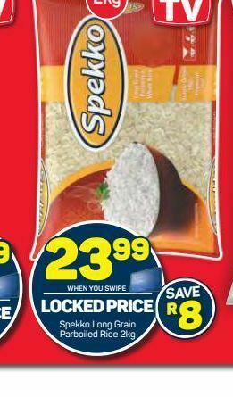 Pick n Pay Spekko long grain rice offer
