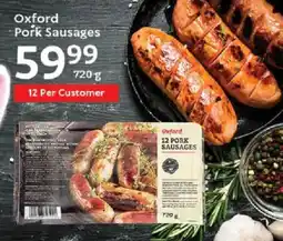 Oxford Freshmarket Oxford Pork Sausages offer