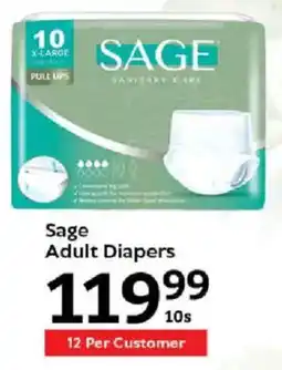 Oxford Freshmarket Sage Adult Diapers offer