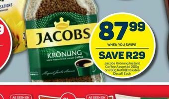 Pick n Pay Jacobs coffee offer