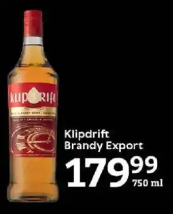 Oxford Freshmarket Klipdrift Brandy Export offer