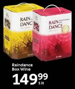 Oxford Freshmarket Raindance Box Wine offer