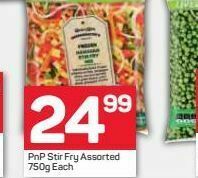 Pick n Pay Pnp frozen vegetables offer