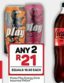 Pick n Pay Power play energy drink 2 offer