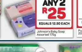 Pick n Pay Johnson's baby soap offer
