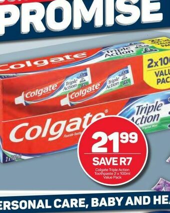 Pick n Pay Colgate toothpaste offer