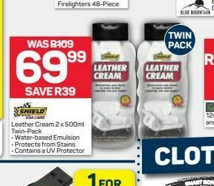 Pick n Pay Shield leather cream offer