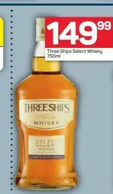 Pick n Pay Three ships whisky offer